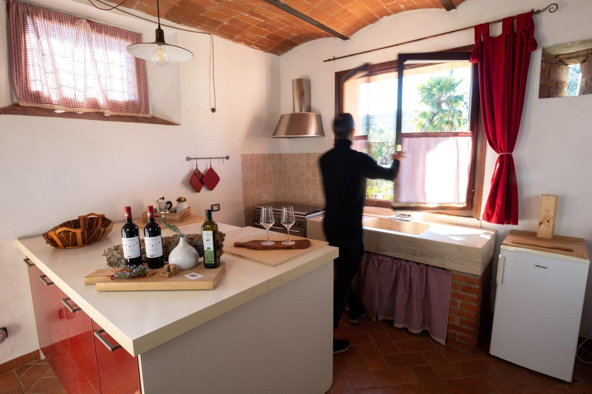Agriturismo Colle Vento Suvereto Rum bild